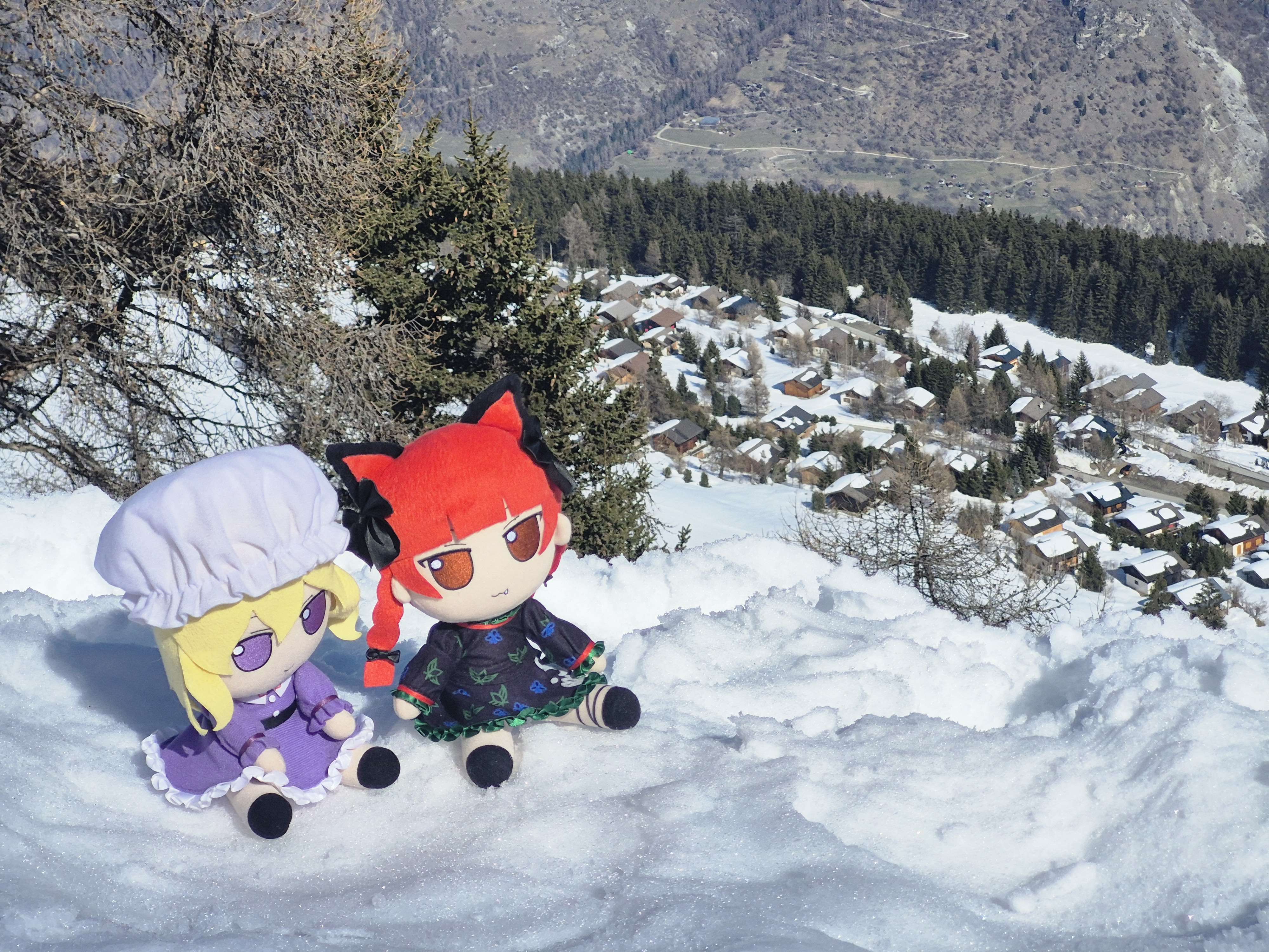 Fumos in Snowscape